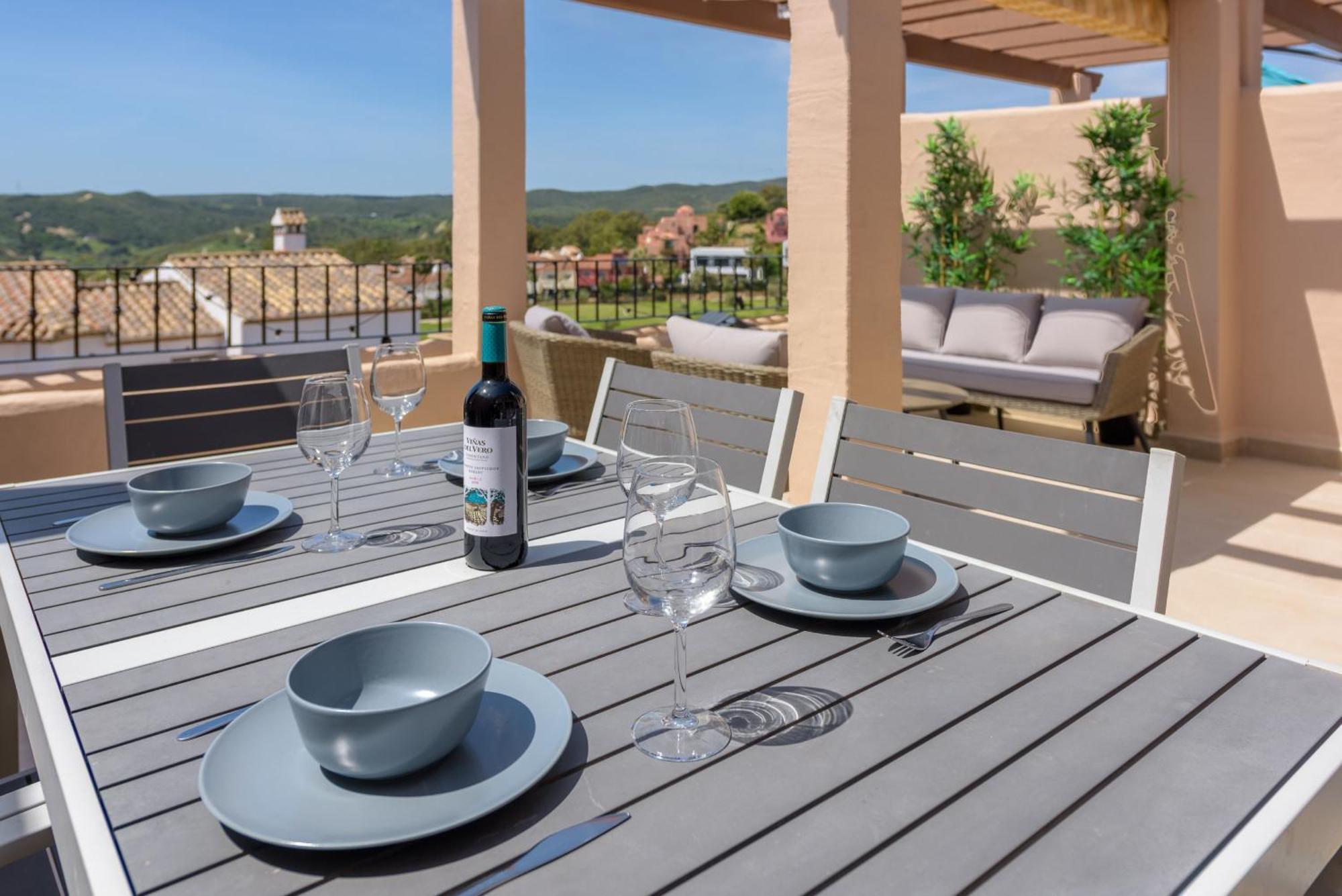 2247-Duplex 3 Bedrooms With 2 Terraces Манилва Экстерьер фото